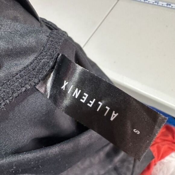 Anthropologie AllFelix Leopard Print Leggings Black Small 25” Active Running - Picture 7 of 14